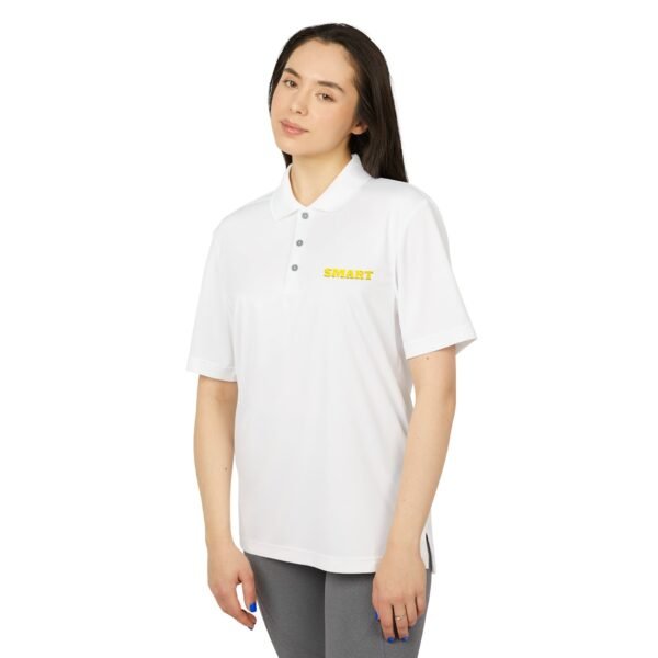 SMART ADIDAS Performance Polo Shirt — Lightweight White Golf & Work Polo