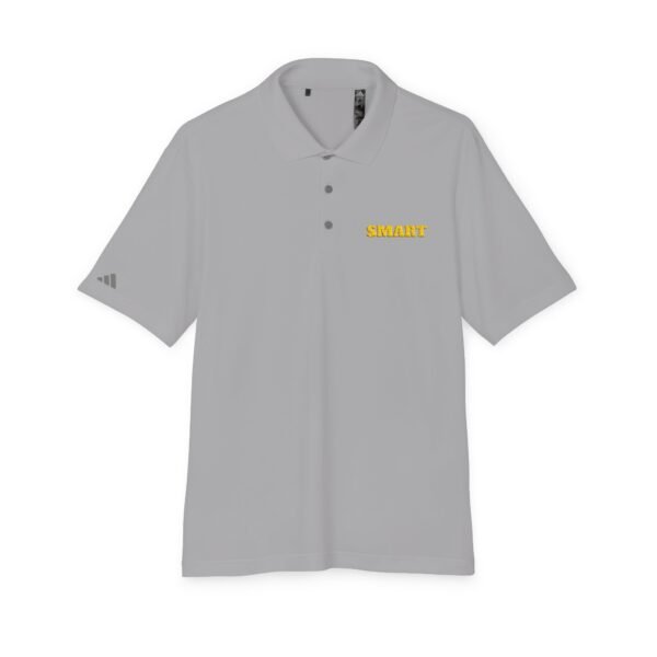 SMART ADIDAS Performance Polo Shirt — Lightweight White Golf & Work Polo
