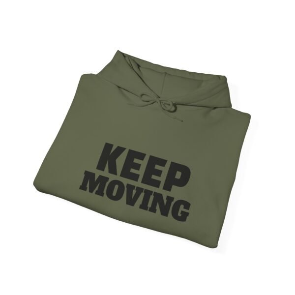 Keep Moving Hoodie — Motivational Minimalist Pullover