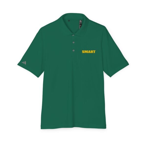 SMART ADIDAS Performance Polo Shirt — Lightweight White Golf & Work Polo
