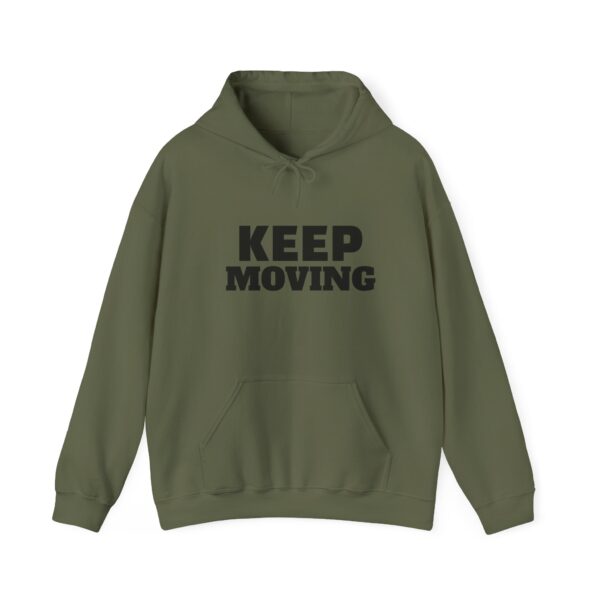 Keep Moving Hoodie — Motivational Minimalist Pullover