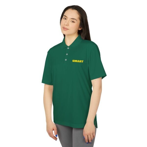 SMART ADIDAS Performance Polo Shirt — Lightweight White Golf & Work Polo