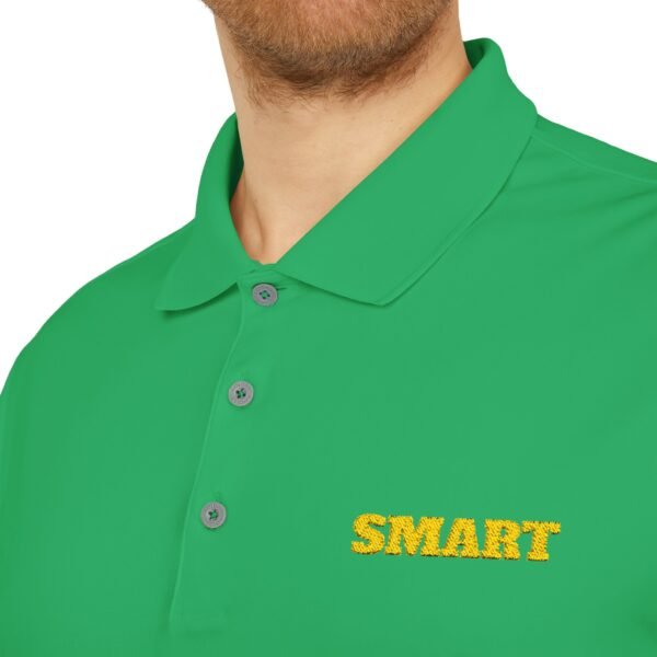 SMART ADIDAS Performance Polo Shirt — Lightweight White Golf & Work Polo