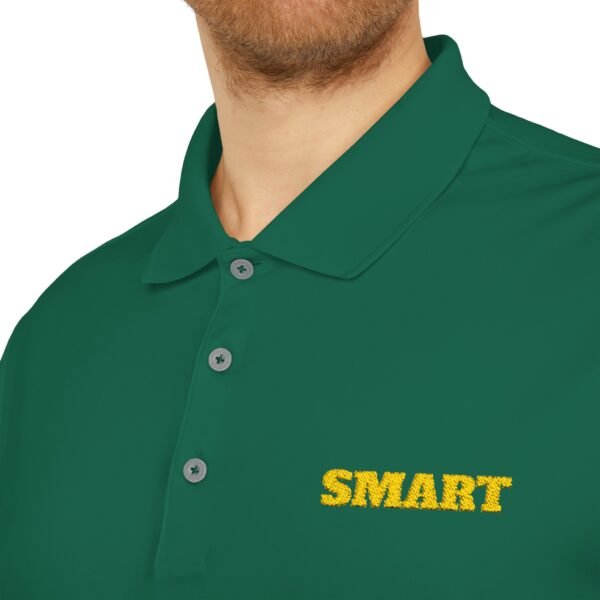 SMART ADIDAS Performance Polo Shirt — Lightweight White Golf & Work Polo